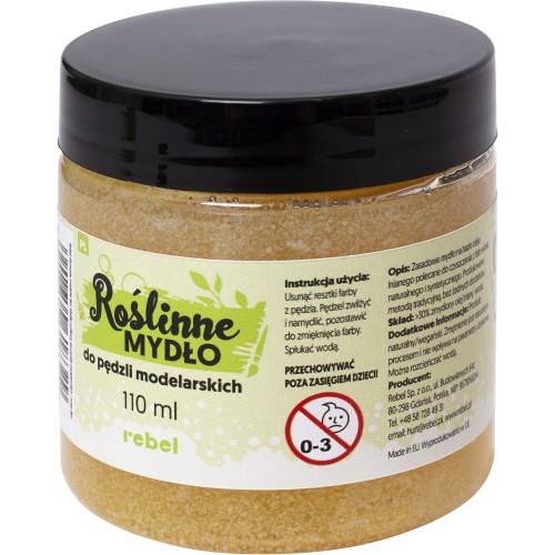 Rebel: Mydło do pędzli modelarskich (roślinne)