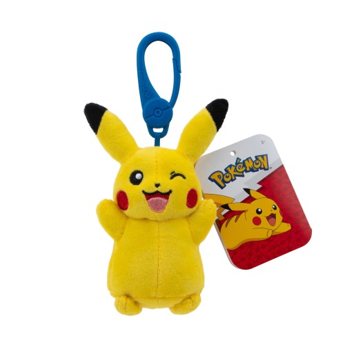 POKEMON Plusz Clip 9cm Pikachu