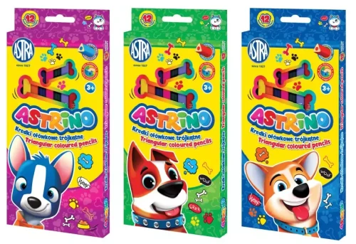 Kredki ołówkowe Astrino 12kol