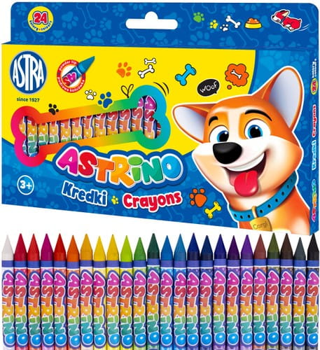 Kredki grafitowe 24kol. Astrino