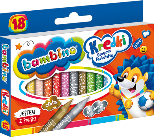 Kredki Bambino 18 kol