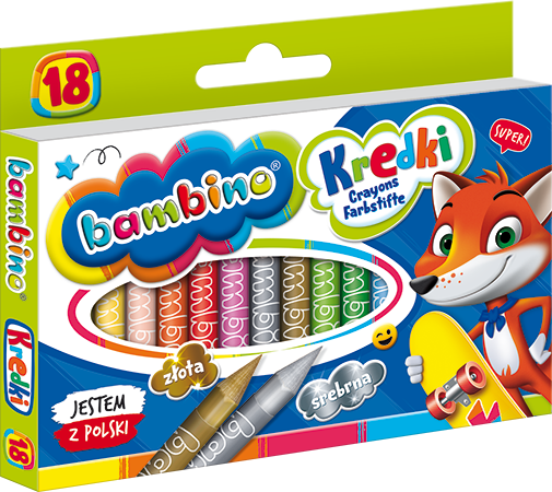 Kredki Bambino 18 kol