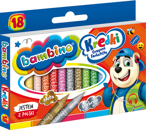Kredki Bambino 18 kol