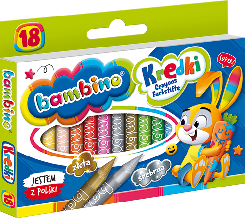 Kredki Bambino 18 kol