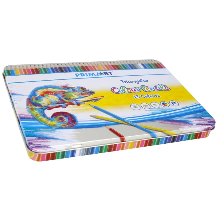 Primart kredki 48kol metal box