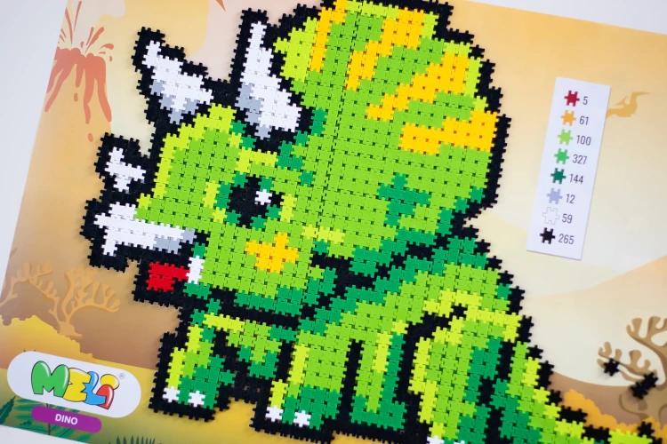 Meli Minis Dino 3in1 1000szt