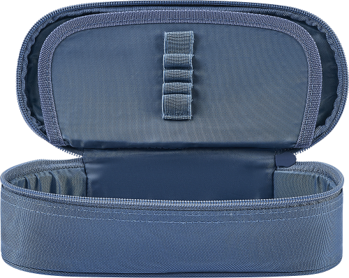 Piórnik z klapą jeans Oxford School