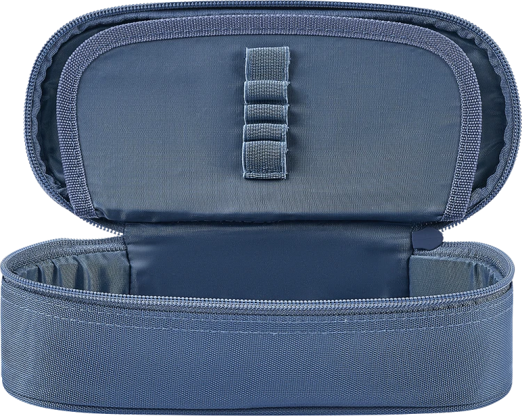 Piórnik z klapą jeans Oxford School
