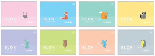 Blok Techniczny A4/10K 240G BB Kids - Interdruk