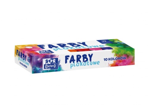 Farby plakatowe 10kolorów 20ml - Oxford