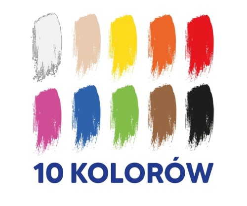 Farby plakatowe 10kolorów 20ml - Oxford