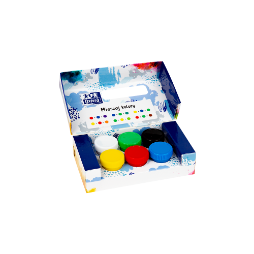 Farby plakatowe 6kolorów 20ml - Oxford