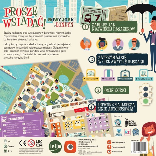 Gra Proszę Wsiadać Nowy Jork i Londyn - Portal Games
