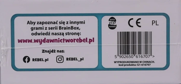 BrainBox Poznaję kolory - Rebel