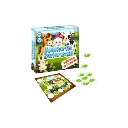 Nakarm zwierzęta zabawa w liczenie - Kangur