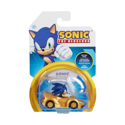 Sonic w złotym pojeździe - Jakks Paciffic