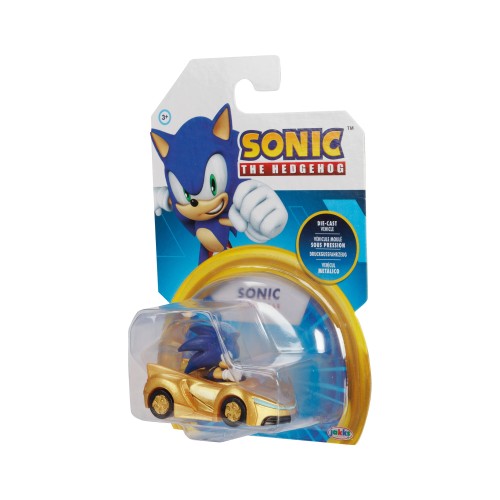 Sonic w złotym pojeździe - Jakks Paciffic