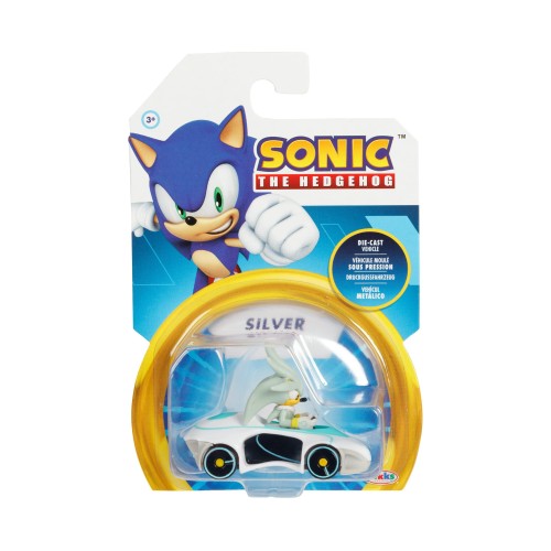 Silver w pojeździe - Sonic Die cast - Jakks Paciffic