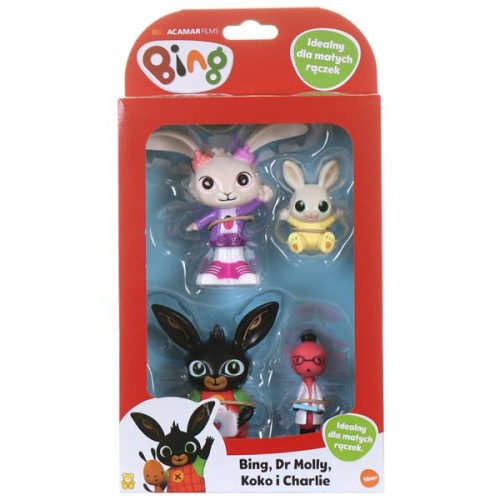 Bing figurki 4-pak mix - Golden Bear