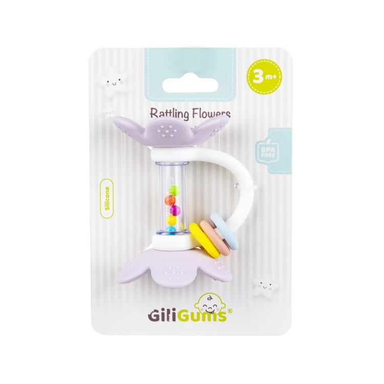 Grzechoczące kwiatki lila - Dumel