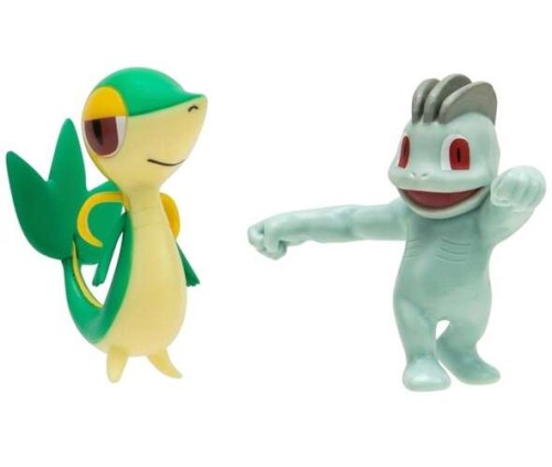 Pokemon Figurka Machop + Snivy S14 - Jazwaress