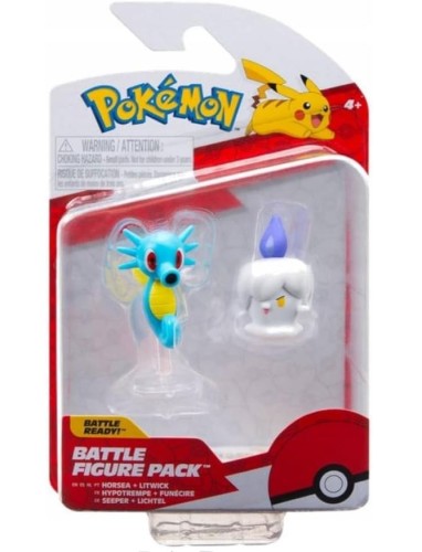 Pokemon Figurki W15 Horsea + Litwick - Jazwaress