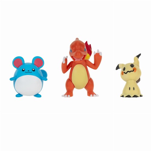 Pokemon figurka Mimikyu + Charmeleon + Maril - Jazwaress