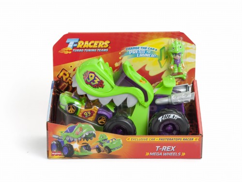 T-RACERS Mega Wheels T-Rex - Magic Box