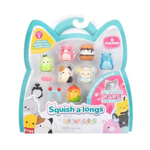 SQUISH A LONGS zestaw 8 figurek - Jazwares