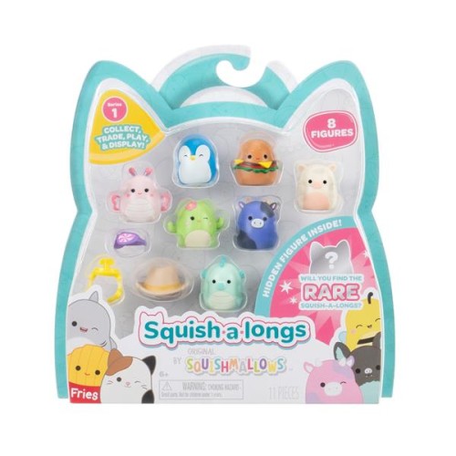 SQUISH A LONGS zestaw 8 figurek - Jazwares