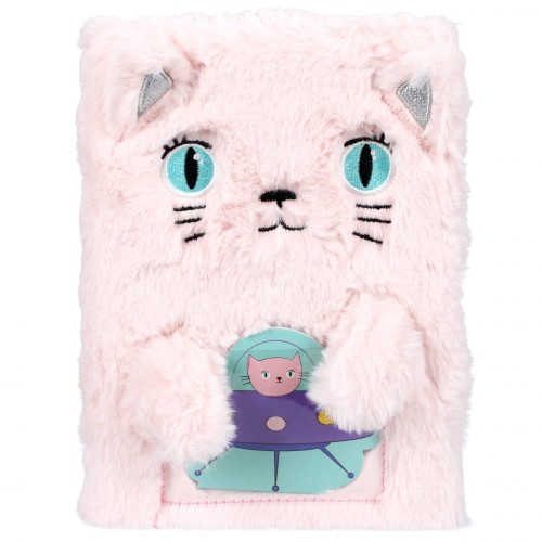 Notes pluszowy Pink Kitty A5 - Starpak
