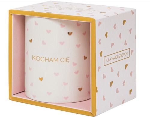 Kubek prezentowy: Kocham Cię - BeHappy