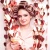 Kurtyna Serca różowe złoto 100x245cm - Party Deco