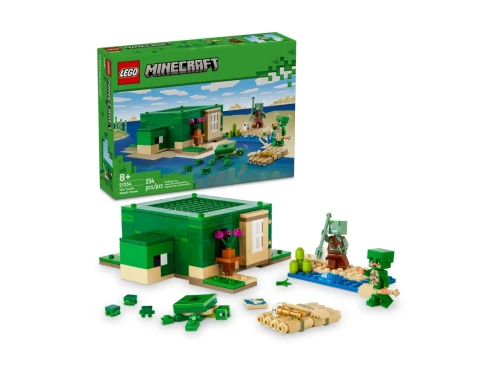 LEGO Minecraft 21254 Domek na plaży zółwi