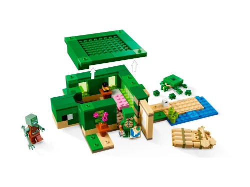 LEGO Minecraft 21254 Domek na plaży zółwi