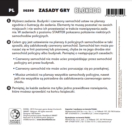 Smart Games Blokada (PL) IUVI GAMES