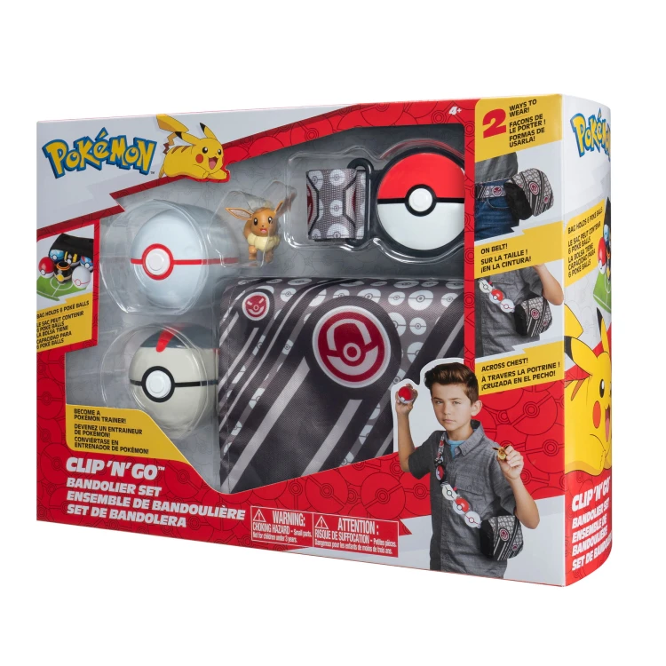 Pokemon zestaw Eevee z torbą i pasem (bandolier set)