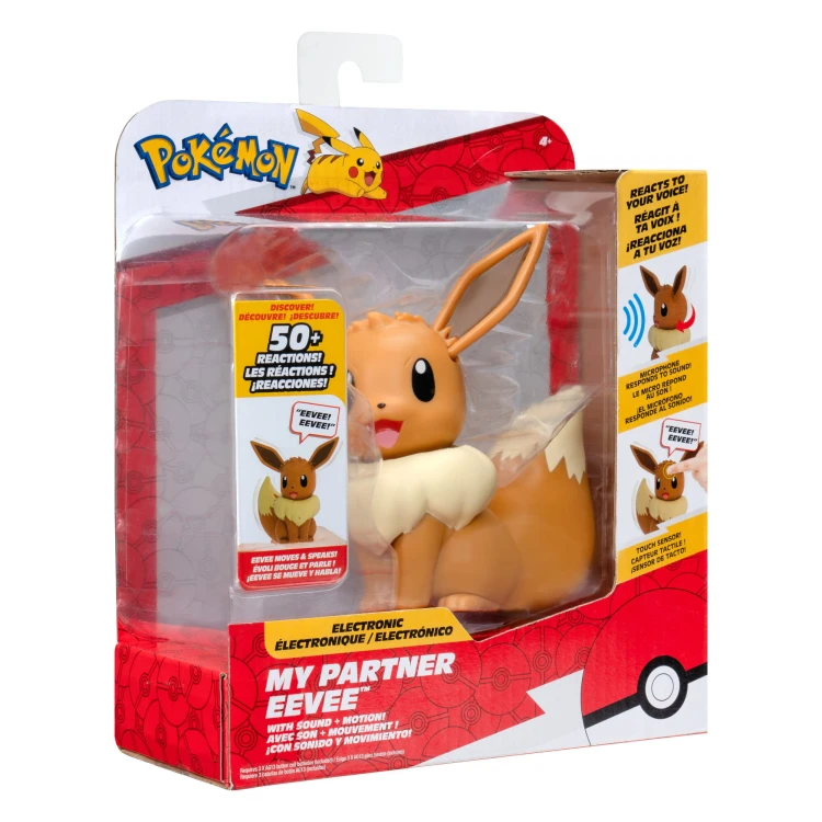 Pokemon mój partner Eevee - zabawka interaktywna