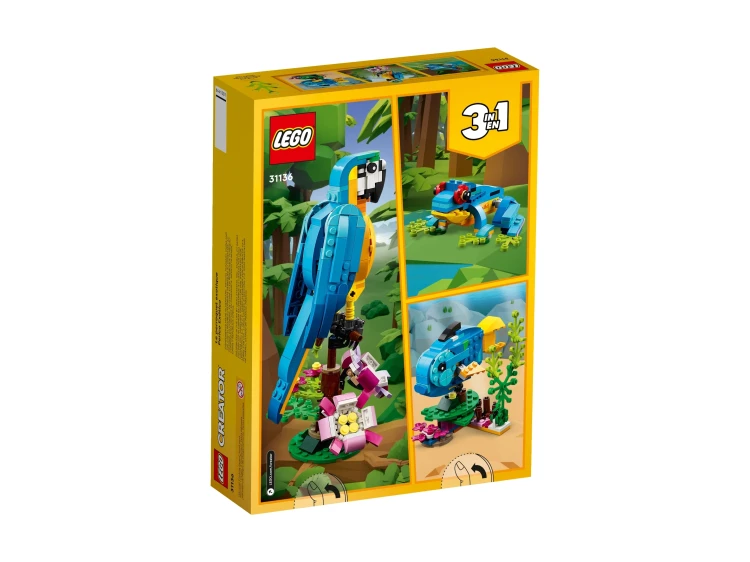 LEGO Creator 31136 Egzotyczna papuga