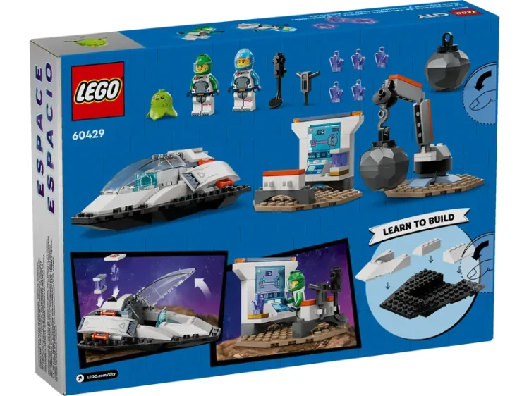 LEGO CITY 60429 Statek kosmiczny i odkrywanie asteroidy