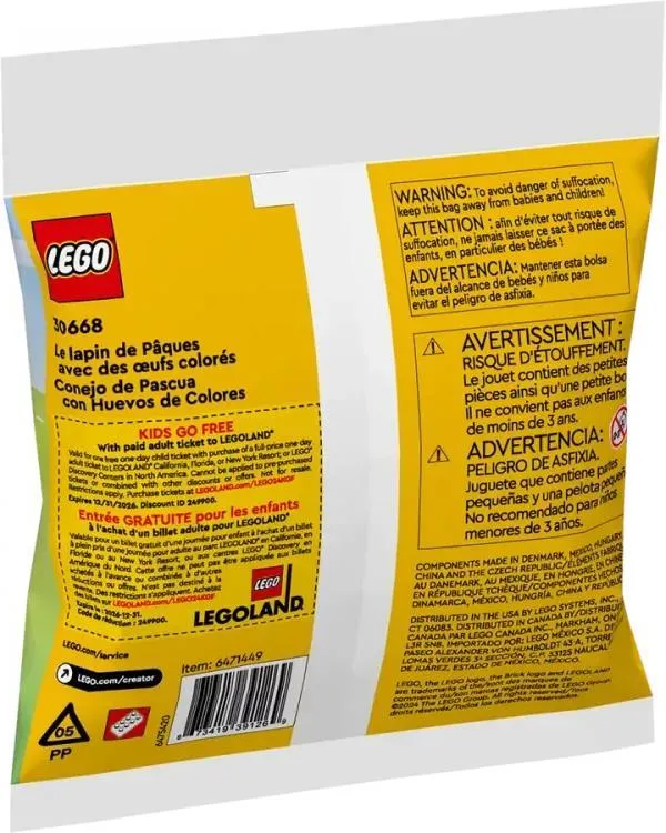 LEGO CREATOR 30668 Zajączek wielkanocny