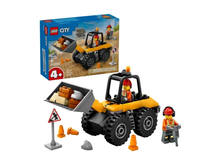 LEGO CITY 60450 Żółta ładowarka kołowa