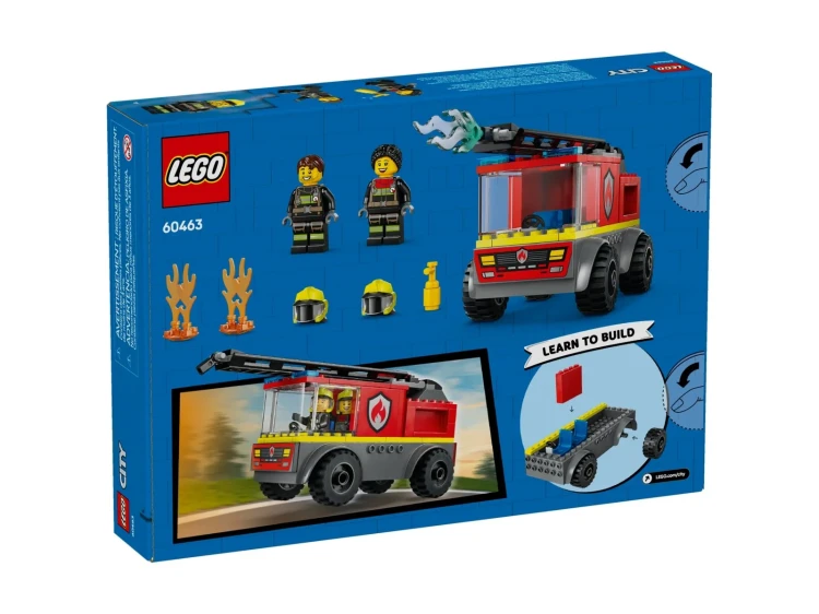 LEGO CITY 60463 Wóz strażacki z drabiną