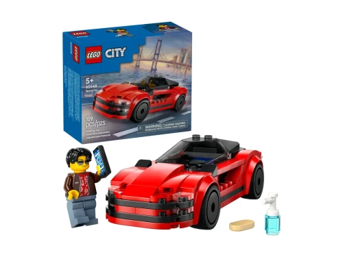 LEGO CITY 60448 Czerwony samochód sportowy
