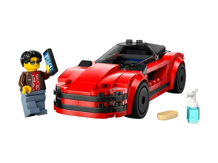LEGO CITY 60448 Czerwony samochód sportowy