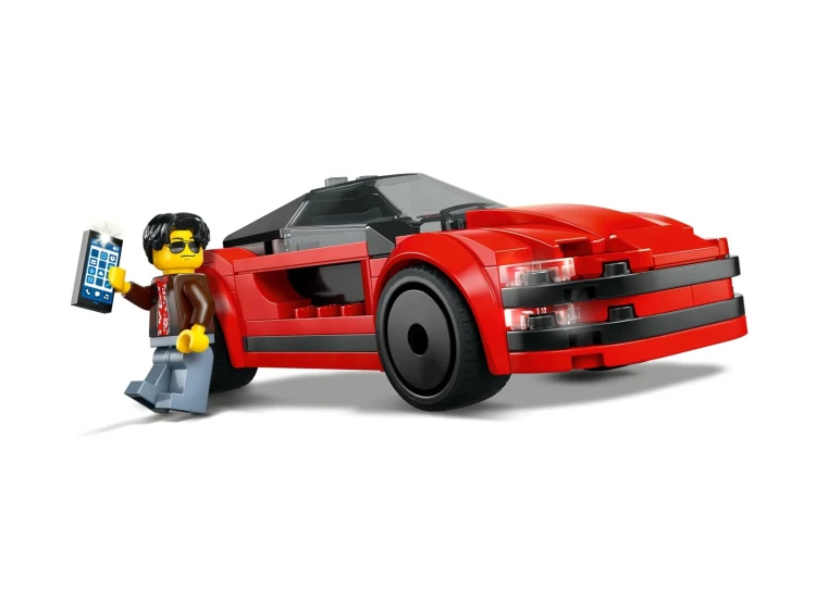 LEGO CITY 60448 Czerwony samochód sportowy