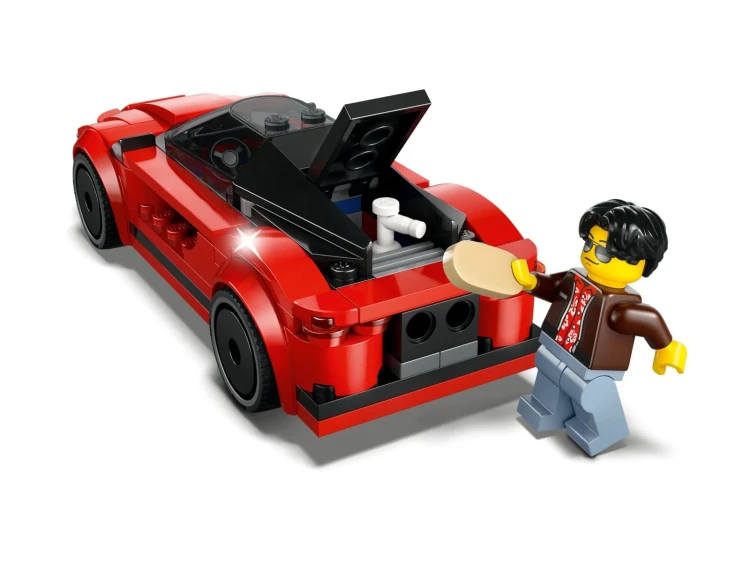 LEGO CITY 60448 Czerwony samochód sportowy