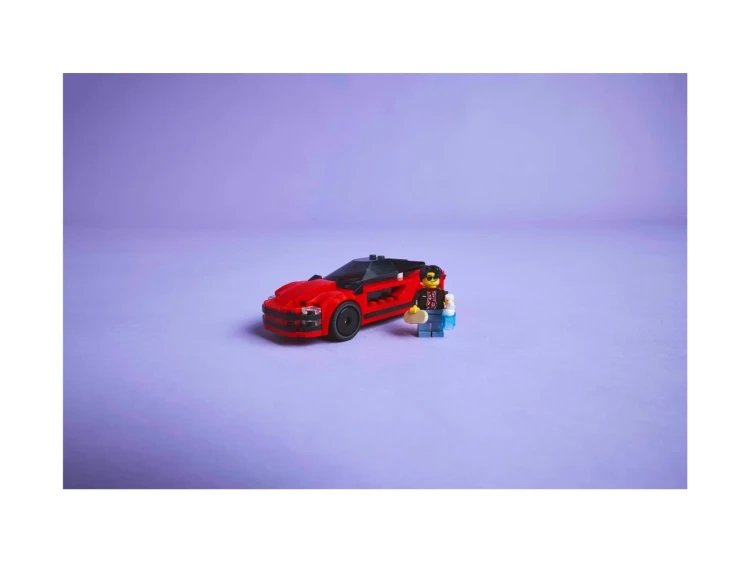 LEGO CITY 60448 Czerwony samochód sportowy