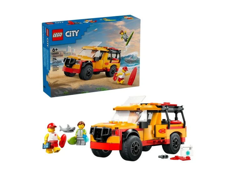 LEGO CITY 60453 Furgonetka ratowników plażowych