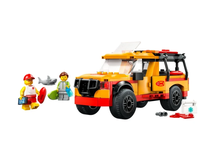 LEGO CITY 60453 Furgonetka ratowników plażowych